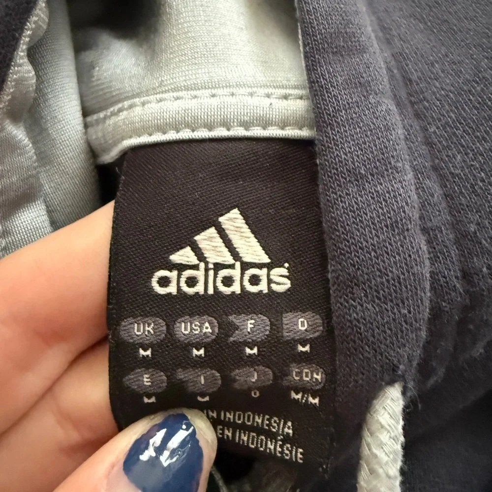 Adidas Blue Sweatshirt Hoodie